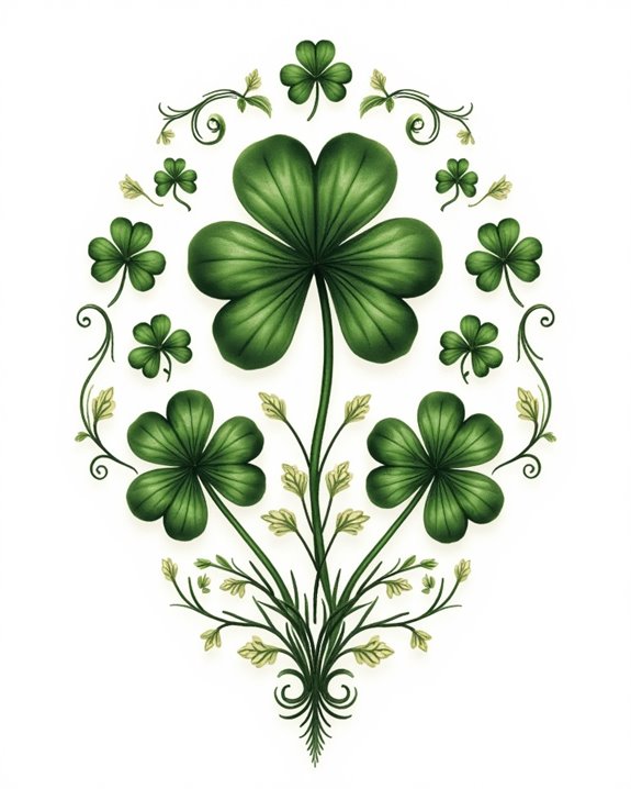 four leaf clover symbolism
