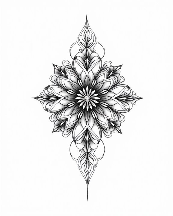 gentle flowing delicate lines