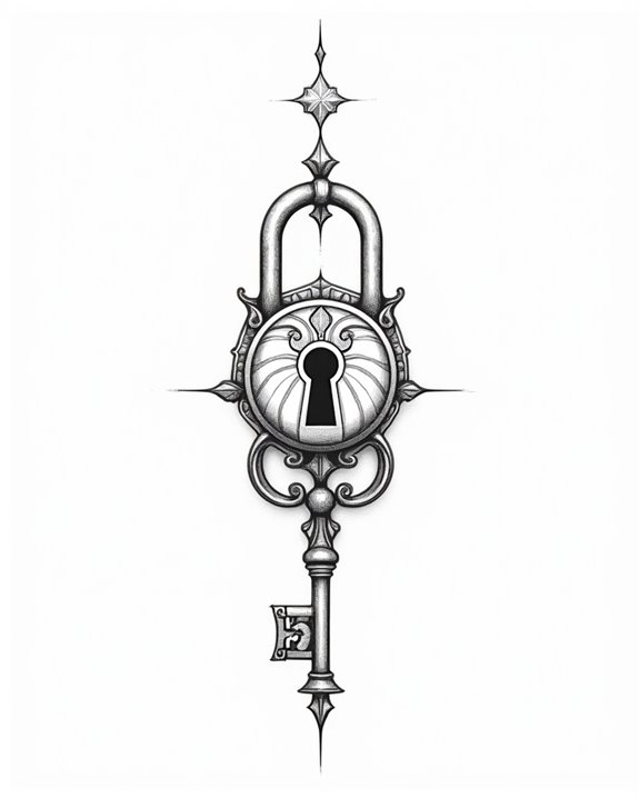 geometric security symbolism art