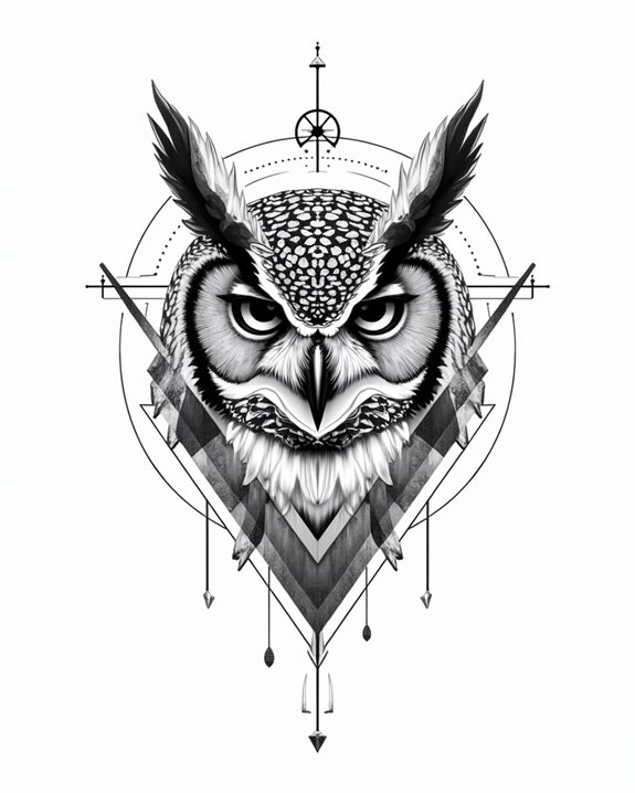 geometric symmetry in owl
