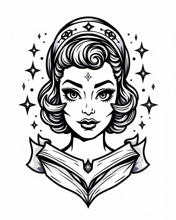 glamorous vintage pin up
