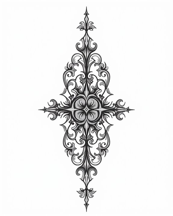gothic design with symbolism