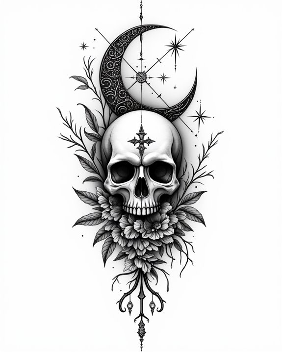 gothic shadowed poetic art