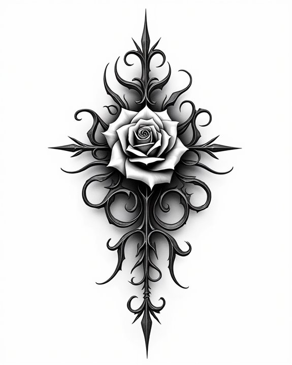 gothic shadows and symbolism