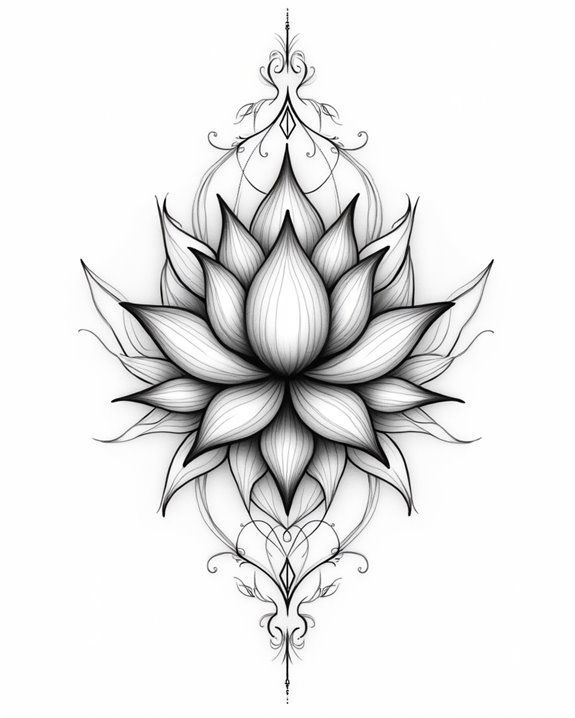 graceful bloom symbolizes purity