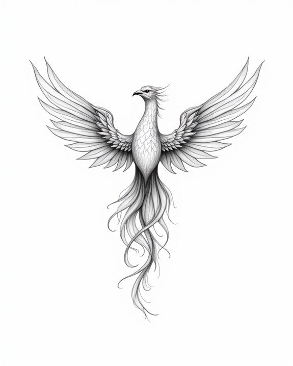 graceful flowing mermaid hair