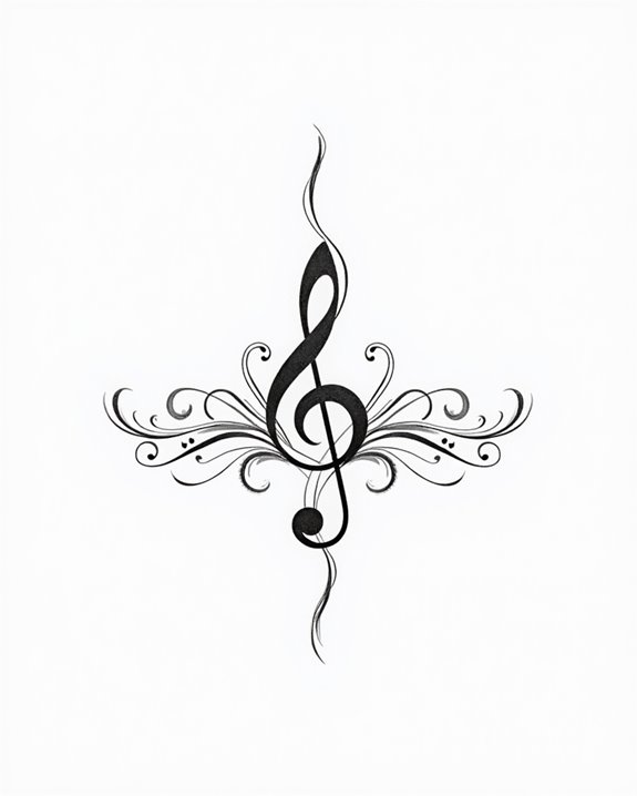 graceful melodic ink tribute