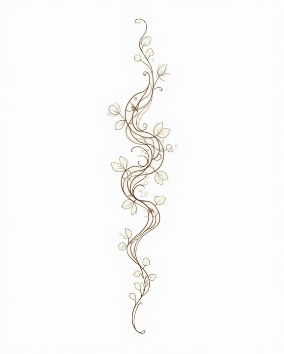 graceful ocean inspired ink