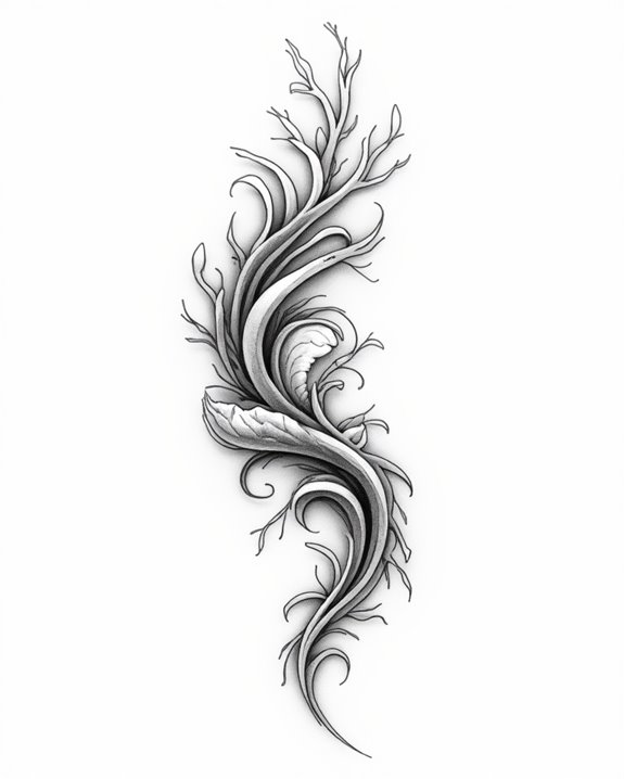 graceful ocean wave art