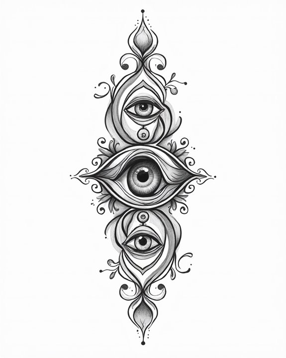 graceful symmetrical eye design