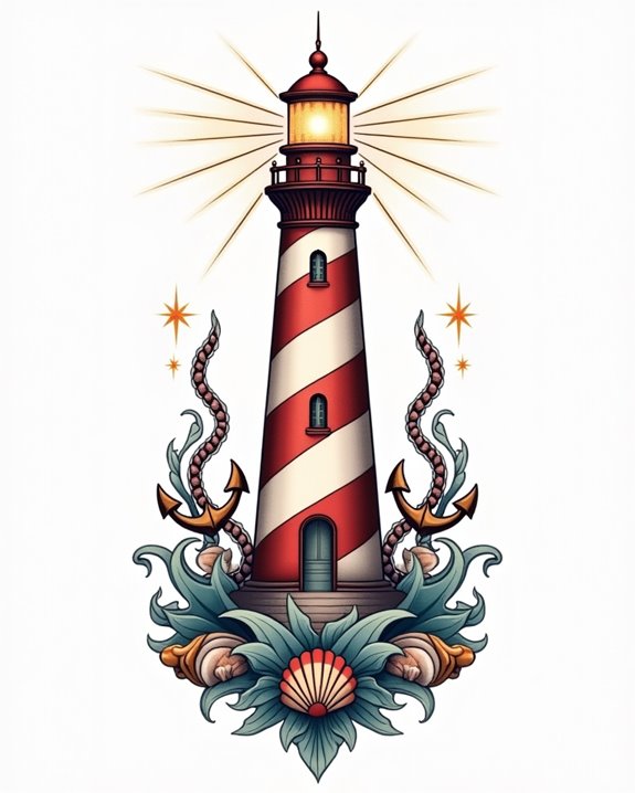 guidance safety nautical stripes