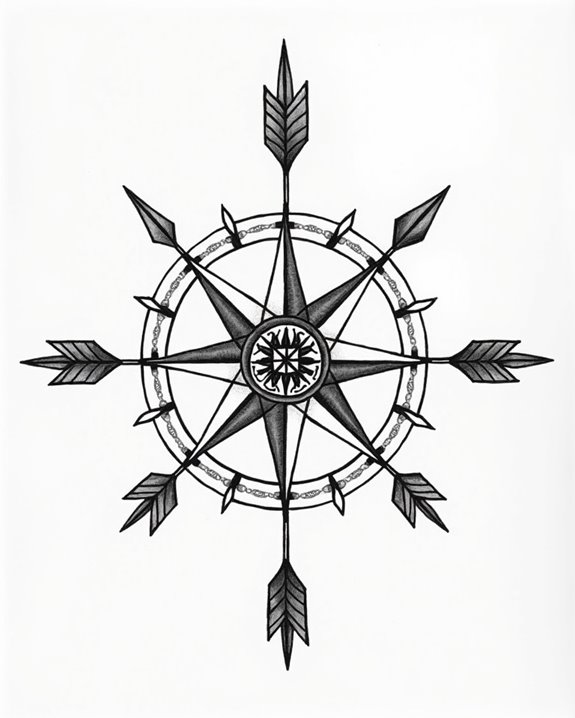 guidance symbols with colorful accents