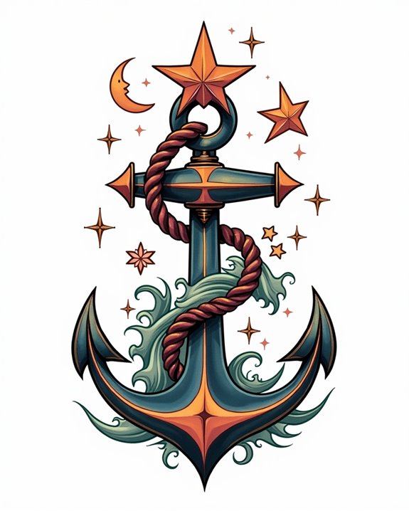 guiding celestial navigational symbols