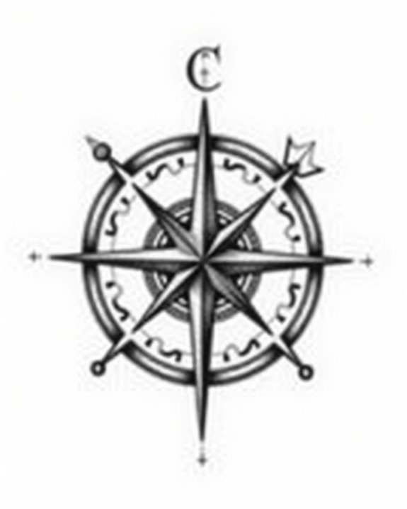 guiding maritime navigation symbol