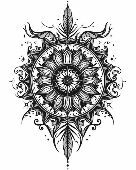 gypsy woman with flowers