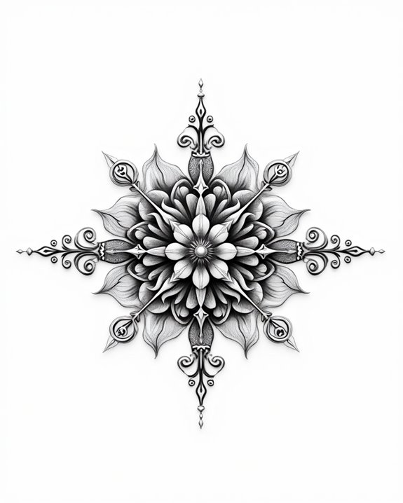 harmonious detailed geometric patterns