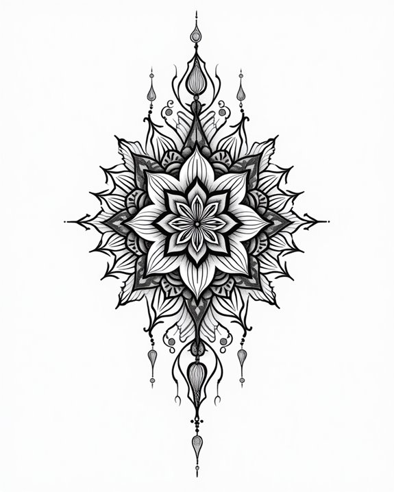 harmonious intricate spiritual art