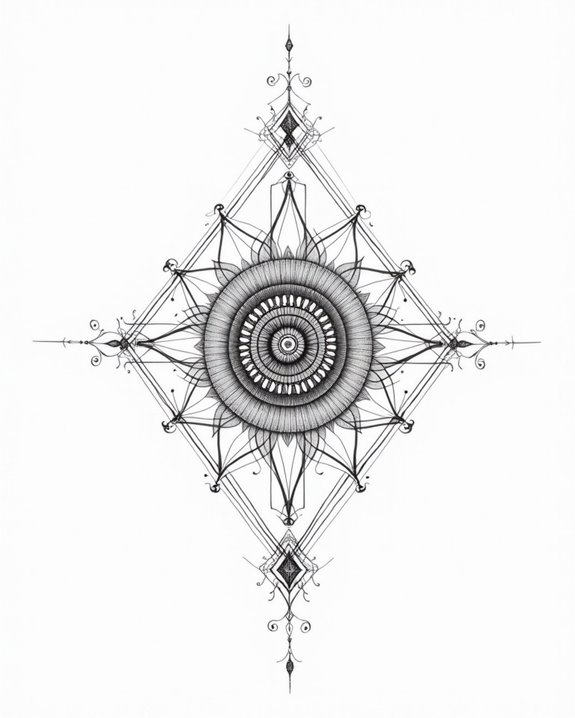 harmonious intricate symmetrical art