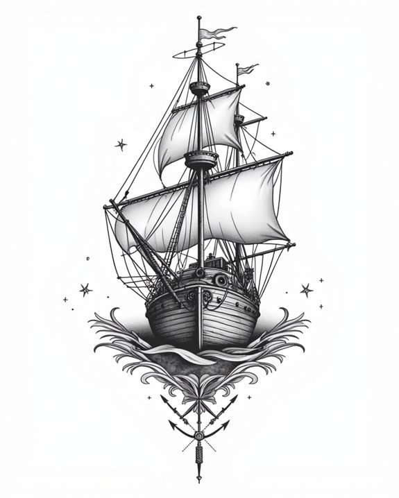 haunting shipwreck mythical sea creatures