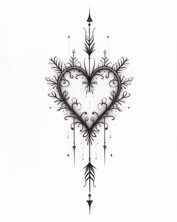 heart symbols express romantic love