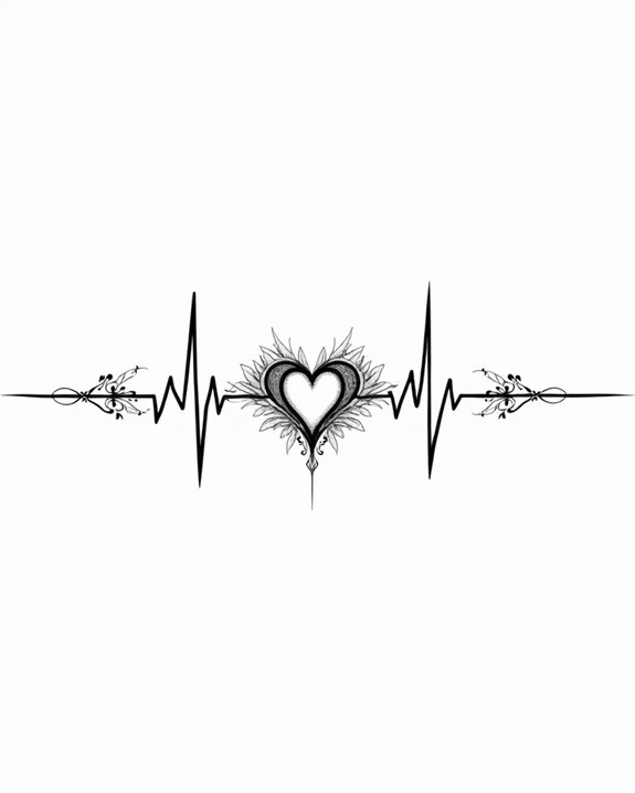 heartbeat symbolizes enduring love