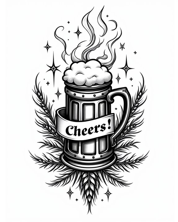 heartfelt classic beer symbol