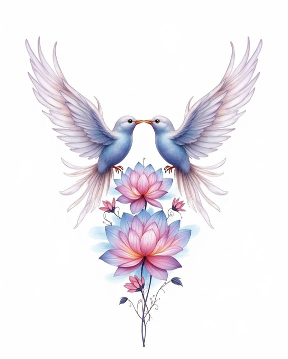 hopeful watercolor bird symbolism