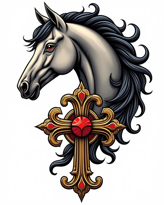 horse cross faith power