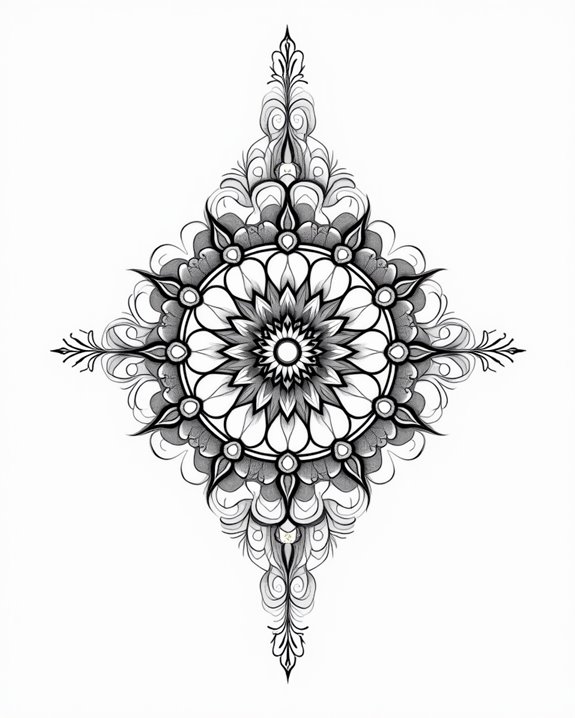 hypnotic natural symmetrical designs