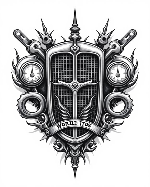 iconic vehicle emblem symbolism