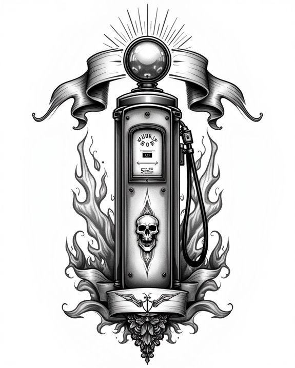 industrial gothic tattoo symbolism
