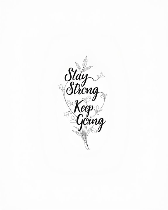 inspiring ankle mantra tattoos