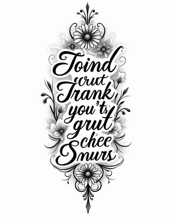 inspiring visual quote tattoo