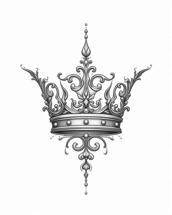 intricate dot work decoration