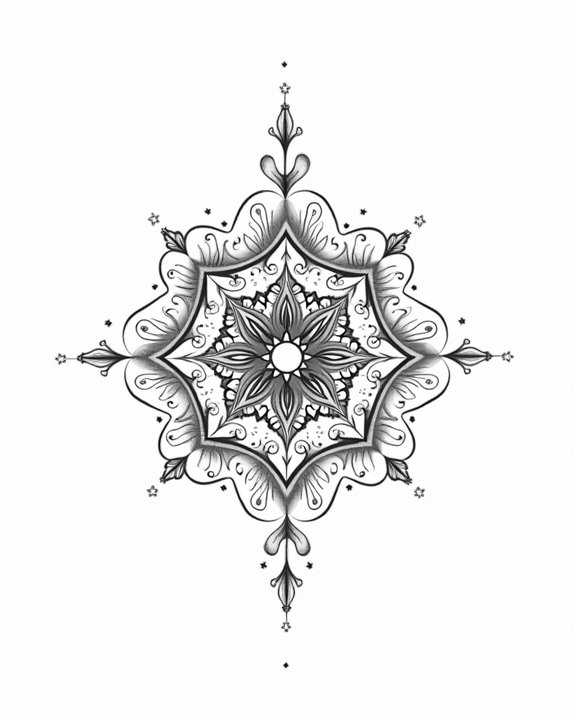 intricate family mandala symbols