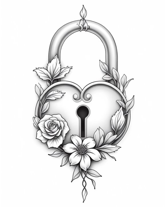 intricate floral geometric design