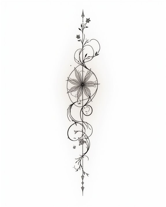 intricate flowing vine patterns