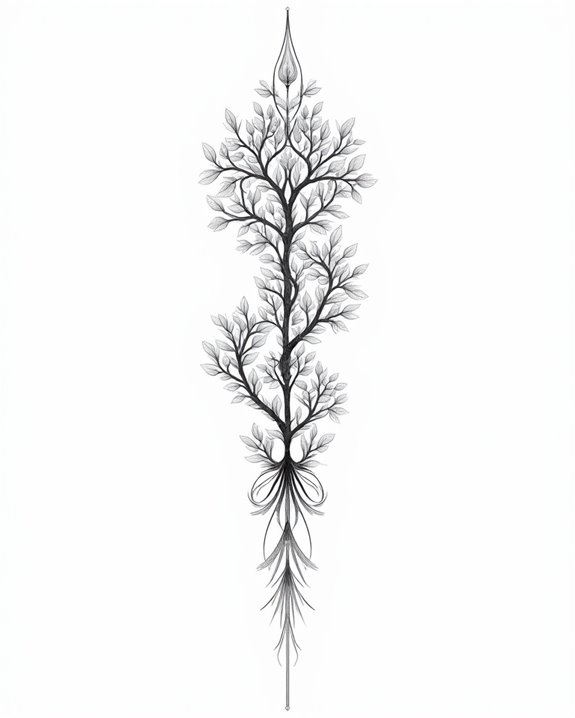intricate geometric family symbols
