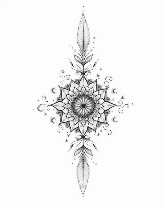 intricate geometric flowing patterns