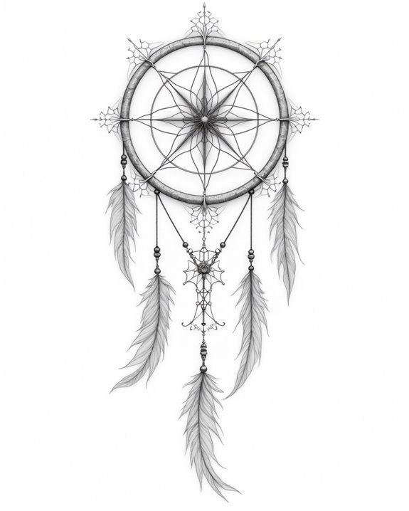 intricate geometric tattoo design