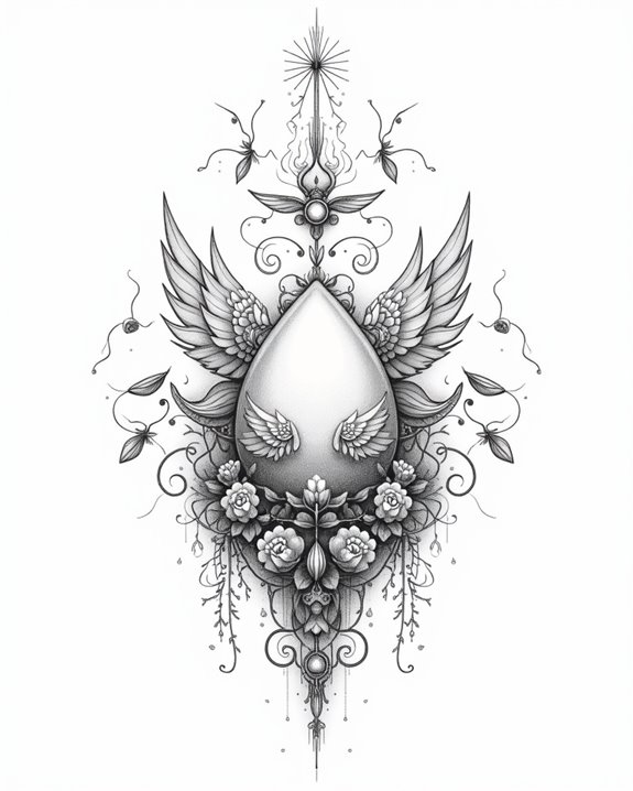 intricate minimalist surreal feline