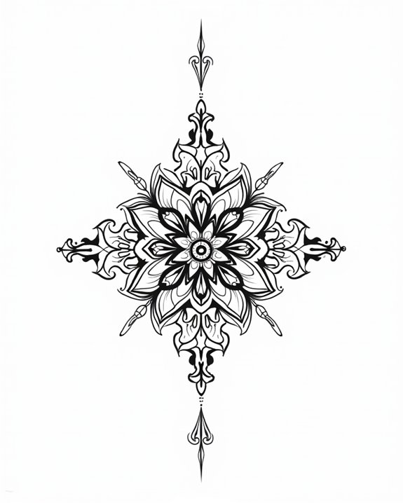 intricate patterned mandala designs