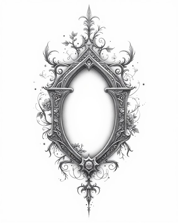 intricate shimmering mystical gateway