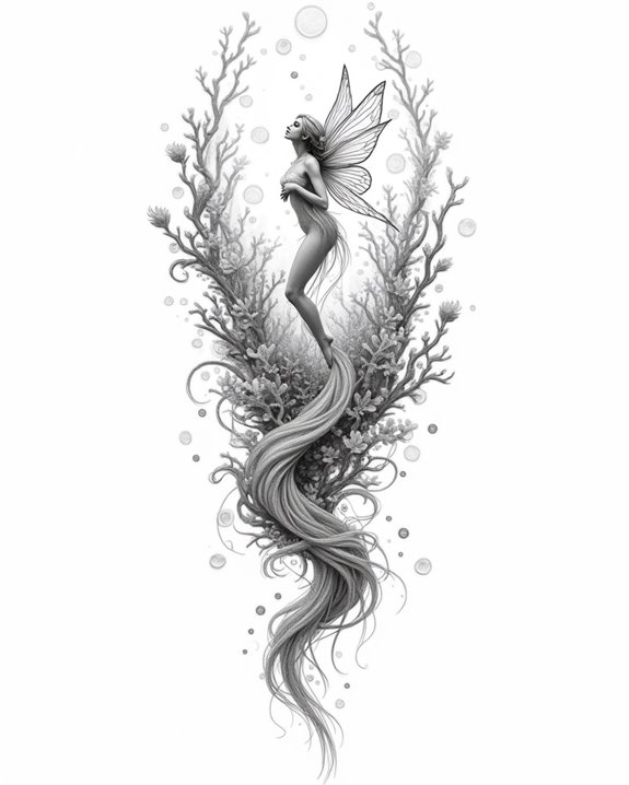 intricate underwater fantastical detail