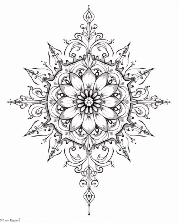 intricate whispering pine scene