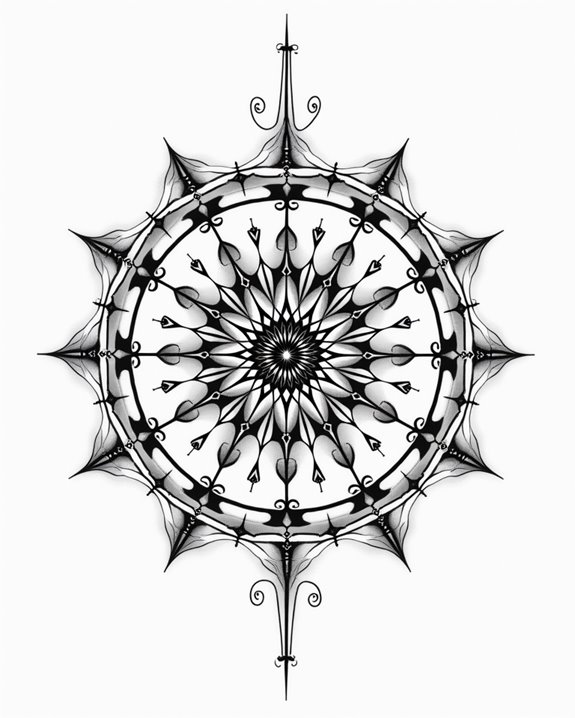 intricate zodiac mandala tattoos