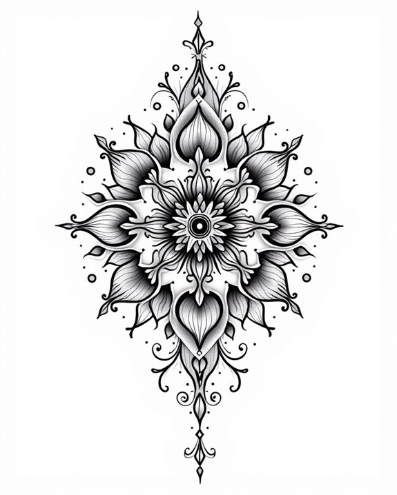 joyful colorful mandala art