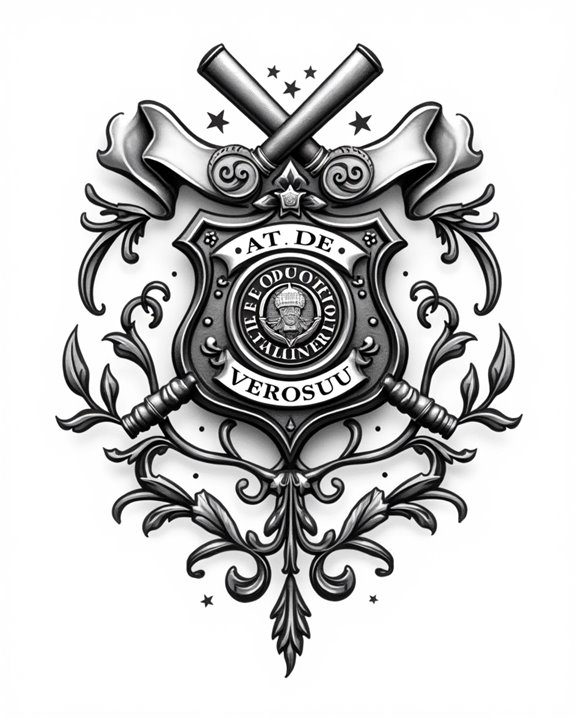 law enforcement symbol pairings