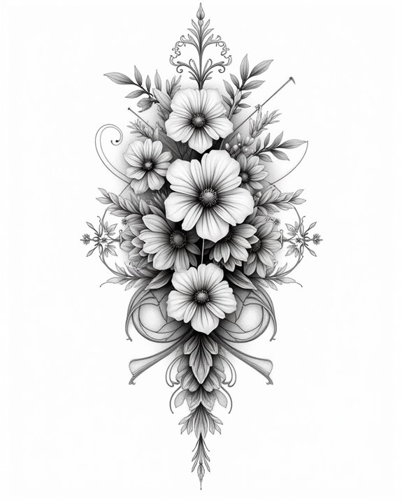 layered artistic symbolic canvas