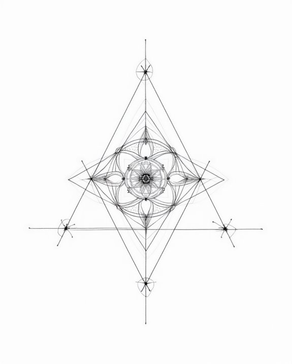 layered geometric depth creation